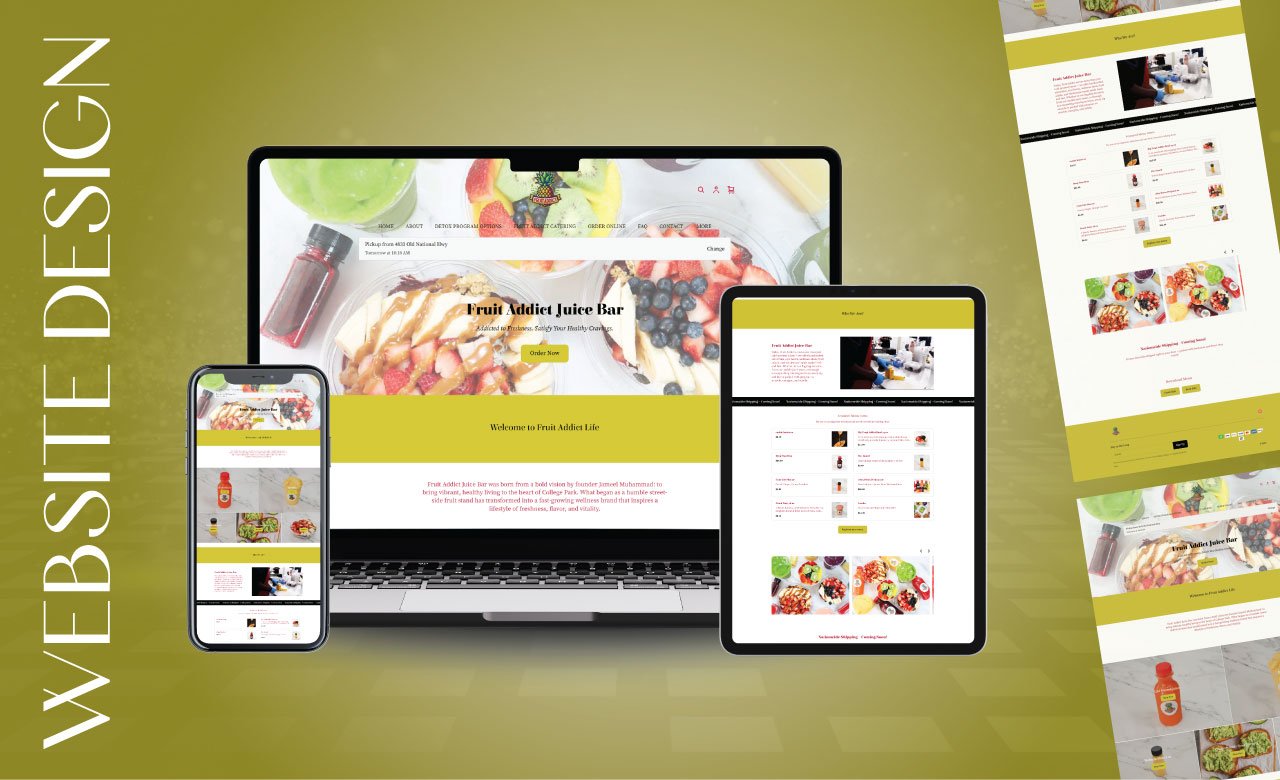 Fruit and Juice Bar Website