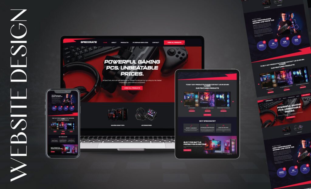 Gaming Website Design