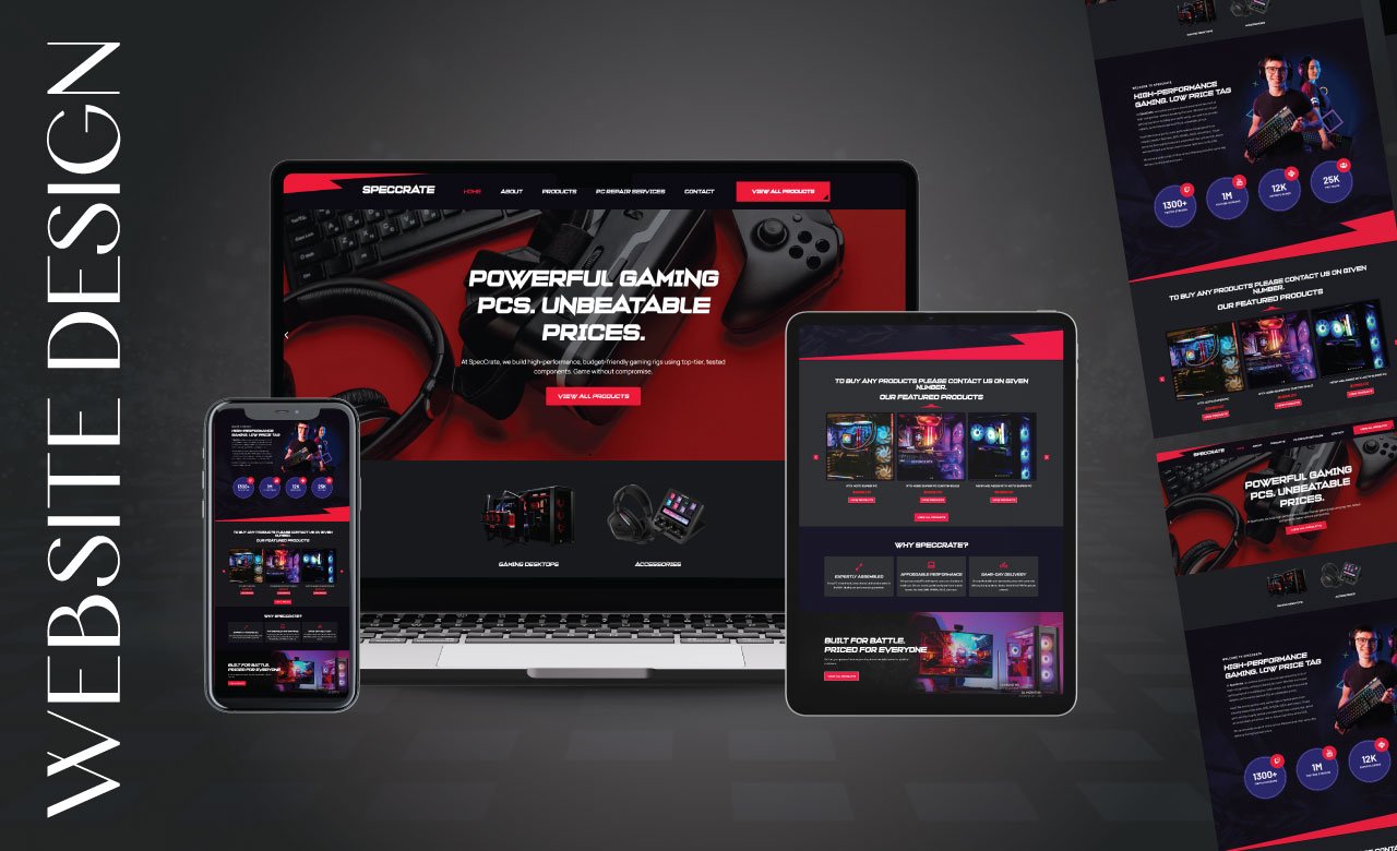 Gaming Website Design