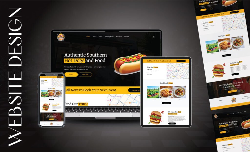 Hot Dog and Fast Food Website