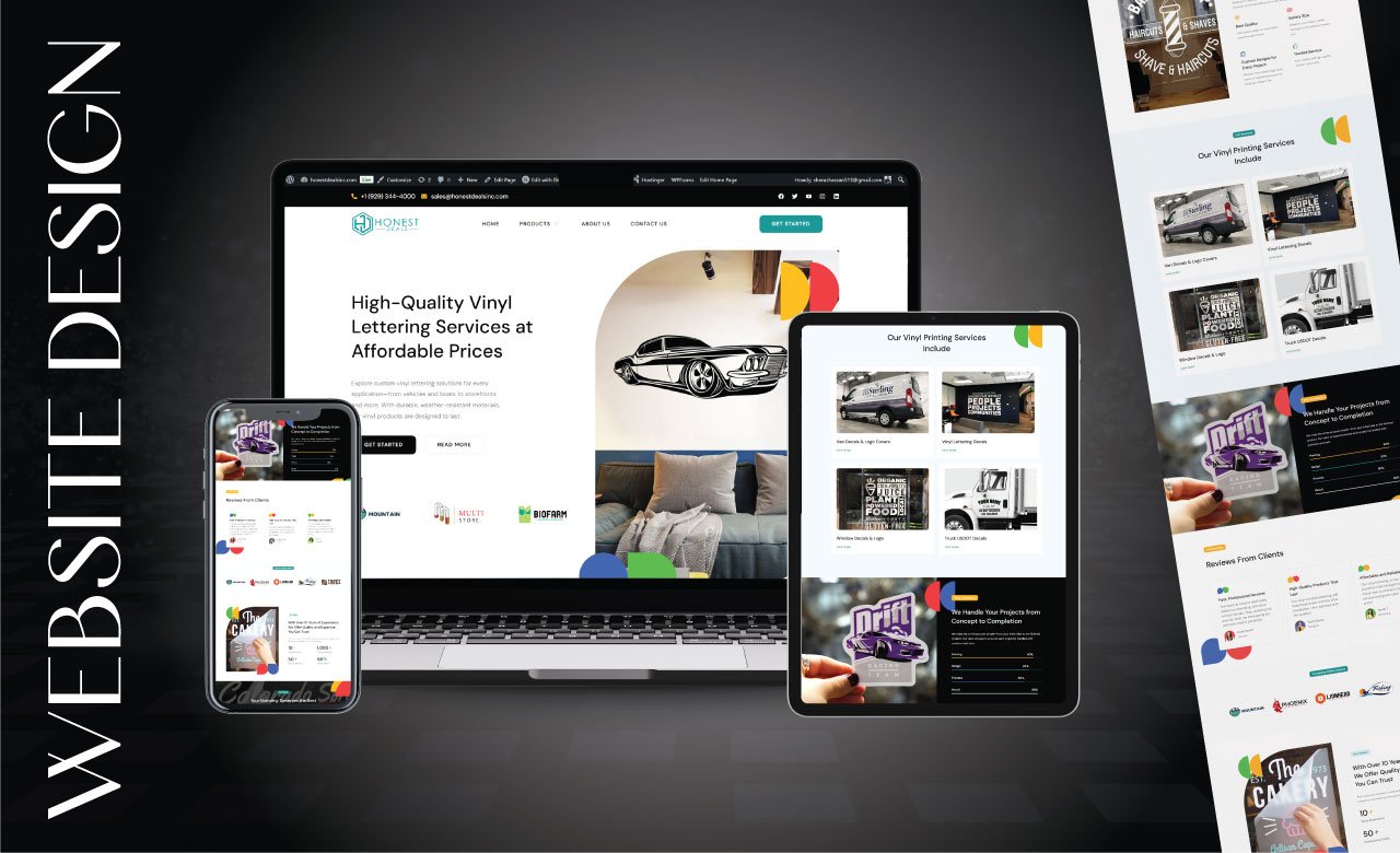 Vinyl Letter and Design website